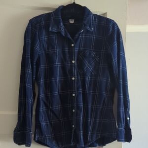 GAP Dark Blue Checkered Shirt